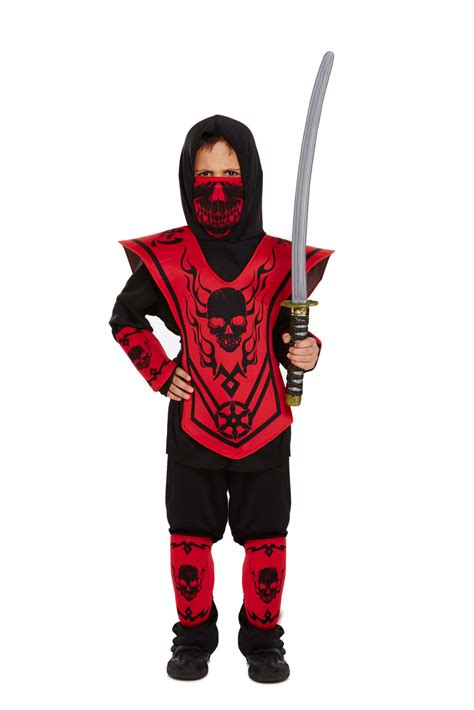 Children's Ninja Costume (Medium / 7-9 Years) - Henbrandt
