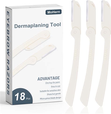 Amazon.com: Dermaplane Razor For Women, 18Pcs Dermaplaning Tool for ...