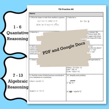Image result for TSI Practice Fancy Math Words