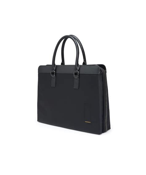 Buy MOKOBARA The Briefcase Pro | Black Vegan Leather Water Resistant ...