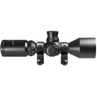 Barska 3-9x42 IR Contour Rifle Scope, Mil Dot IR Dual Color Reticle ...