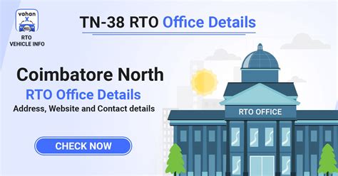 Coimbatore North RTO Office Details – Address, Services & Contact Details