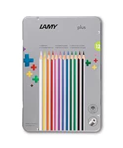 Lamy Plus Model 530 Fh22009 Colouring Pencils Pack of 12 in Metal Box ...