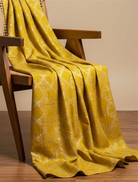 trueBrowns Lime Diamond Brocade Dupatta