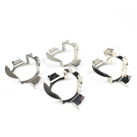 4Pcs Car LED Headlight Fixed Adapter Bracket H7 Headlight Bulb Adapter ...
