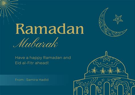 Ramadan Mubarak Cards Ramadan Mubarak Greeting Card, Ramadan Kareem
