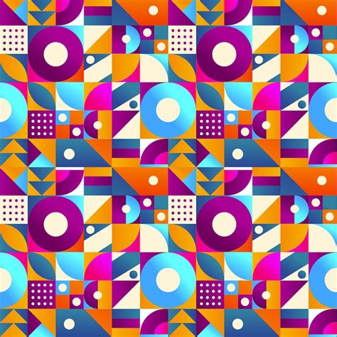Colorful geometric patterns Vectors - Download Free High-Quality ...