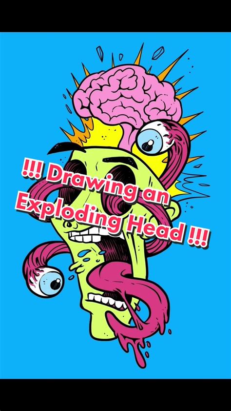 Image result for Drawing of Exploding Head