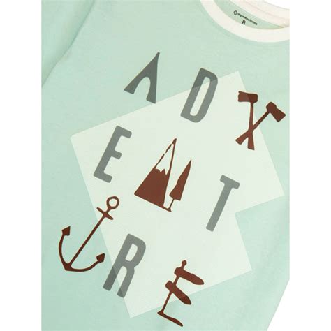 Round Neck Tee - Dusty Aqua – MyMilestones