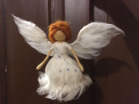 Needle Felted Angel Tutorial 的图像结果