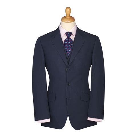 Navy Banbridge Linen Jacket | Men's Country Clothing | Cordings