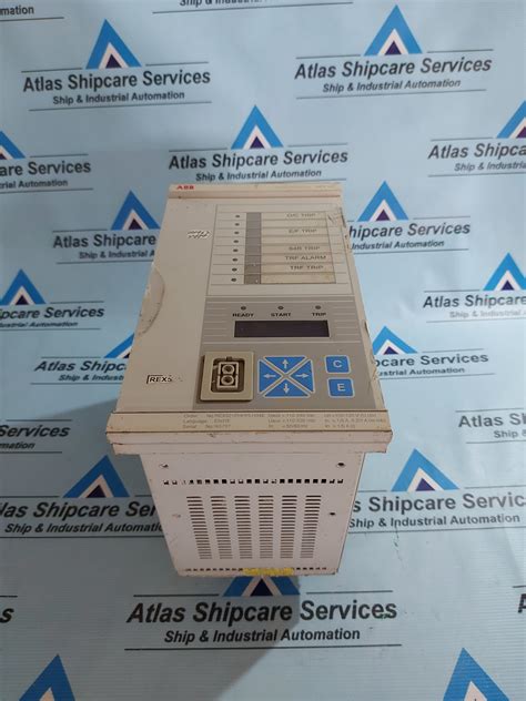 ABB REX 521 FEEDER PROTECTION RELAY REX521EHHPLH04E – Atlas Shipcare ...