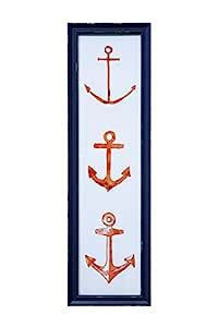 Buy Creative Co-op Wood Framed Wall Decor with Anchors Online at Low ...