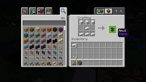 Image result for Minecraft How to Repair Using Anvil