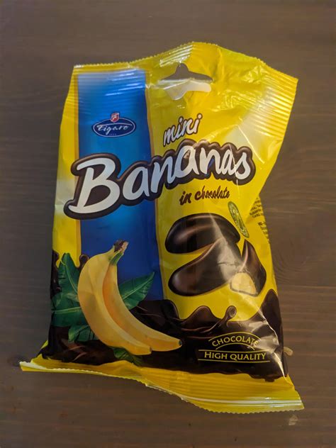 Foam bananas covered in dark chocolate : r/BananaFlavoredCandy