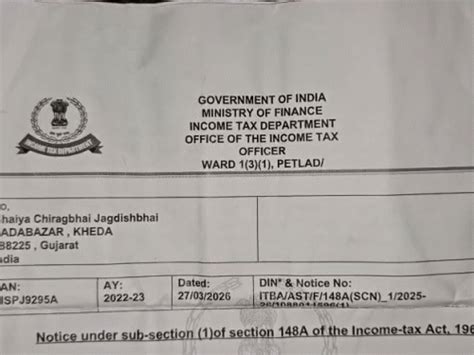 Dakore Plastic Seller Gets Rs 19.84 Crore Income Tax Notice
