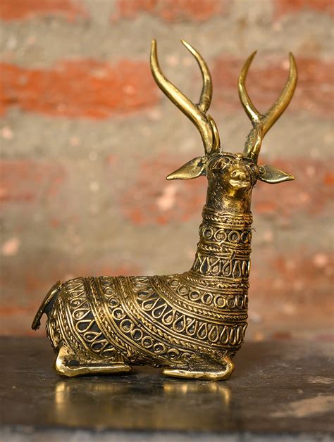 Buy Dhokra Craft Curio - Reindeer Online