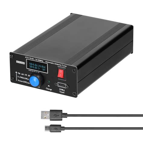 Buy ATU-10-0A Shortwave Automatic Antenna Tuner 20W 1.8-30MHz Aluminum ...