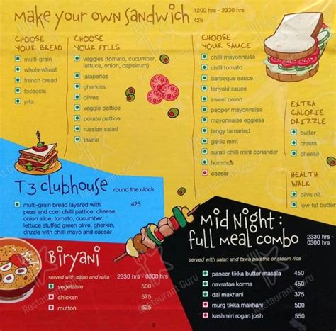 Menu at Taj- The Gateway Hotel, Surat, aathwalines