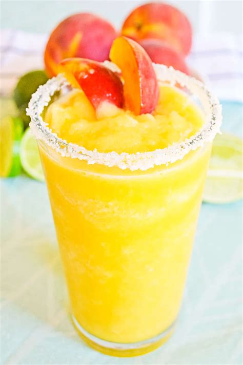 Frozen Peach Margaritas Recipe