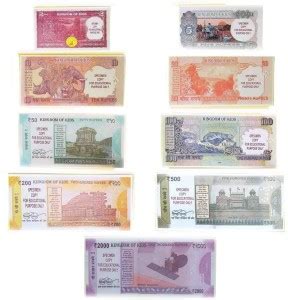 VK MART Artificial Coupon Playing Indian Currency Notes for Fun Paper ...