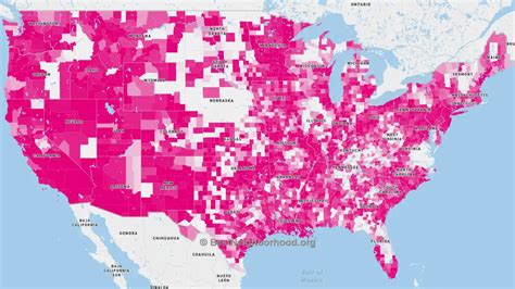 T-Mobile Internet Coverage Map 的图像结果