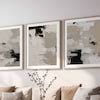 Buy Neutral Modern Minimal Gallery Wall Art Set of 3 Black Beige Nordic ...