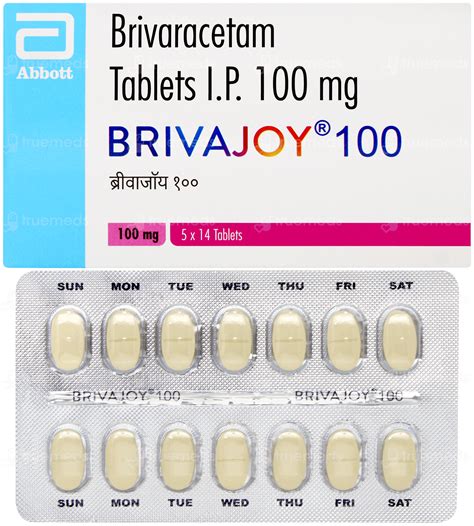 Brivajoy 100 Mg Tablet 14 - Uses, Side Effects, Dosage, Price | Truemeds