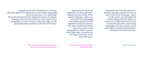 Image result for Typographic alignment rules