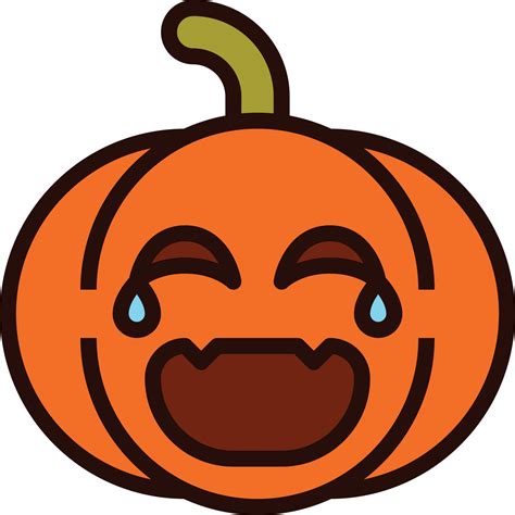 Emoji Pumpkin Halloween 23064690 Vector Art at Vecteezy
