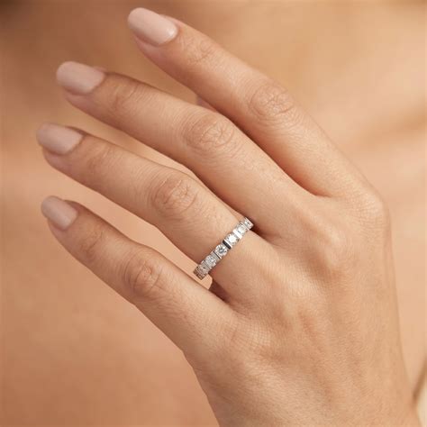 Buy Lab Grown Diamond Cluster Band Online - Shop Lab Grown Diamonds at ...