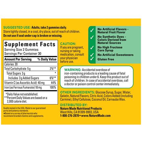 Nature Made Iron Supplements Review: A Detailed Look at Effectiveness ...