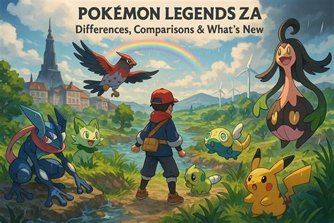 Pokémon Legends ZA: Differences, Comparisons & What’s New – wildstarmall