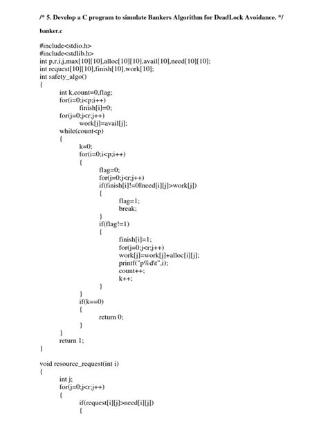 Bankers Algorithm in C 的图像结果