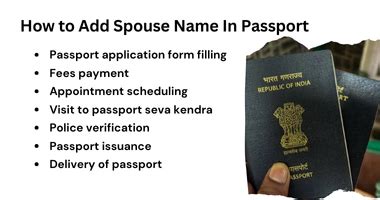 Add Spouse Name In Passport | Add husband name in passport