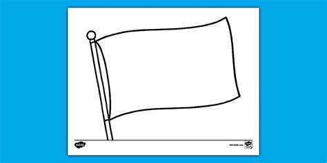 Flag Template Printable | Resource | Twinkl USA