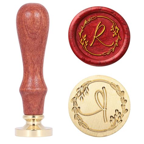 Yoption Handwritten Letter R Wax Seal Stamp, Vintage India | Ubuy