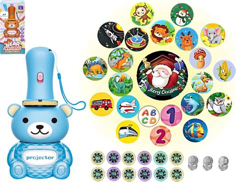 NakNav Bear Flashlight Projector for Kids; 96 Projections - India | Ubuy