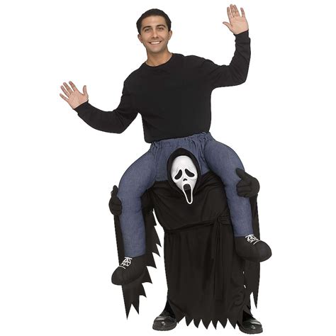 Fun World Adult Carry Me Ghost Face Costume Scream Costumes Standard in ...