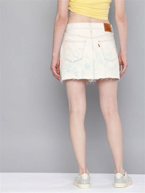 Women's Mid Rise Light Blue Regular Fit Denim Skirt – Levis India Store