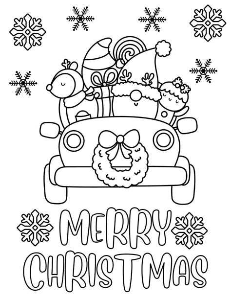 Free Printable Christmas Coloring Pages For Teens