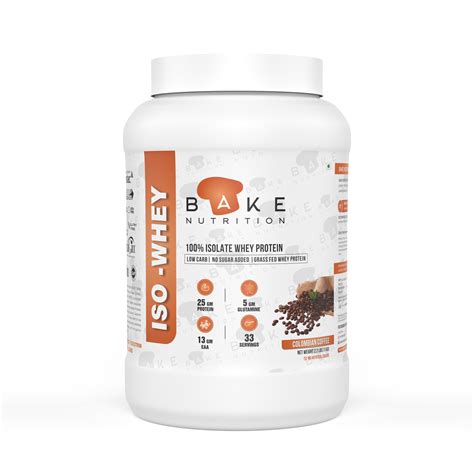 Bake Nutrition 100% Isolate Whey Protein Grass fed Protein – BAKE NUTRITION