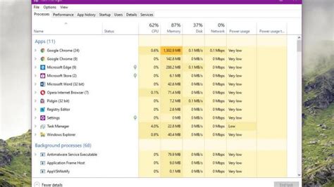 Image result for Task Manager Windows 1.0 Default