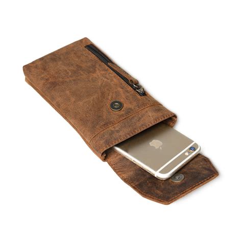 Premium Leather Mobile Holster Case — MaheTri