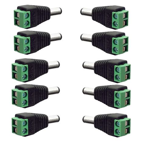 eFix DC Pin Connector 12V DC Power Connector Socket for Led Strip, CCTV ...