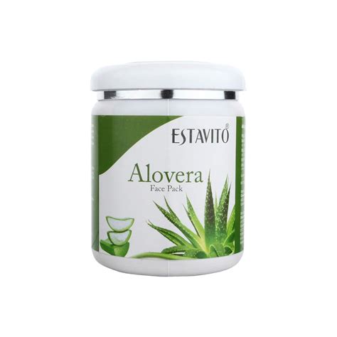 ESTAVITO Aloevera Face Pack 500gm For Instant Tan removal and Skin ...