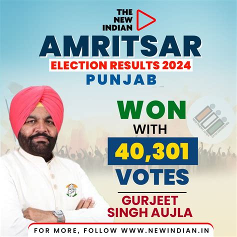 Congress Candidate Gurjeet Singh Aujla once again files his victory in ...