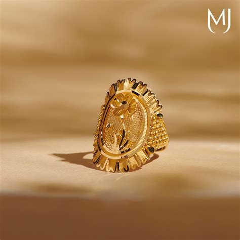 Buy Gold Finger Rings Online India - Manubhai Jewellers