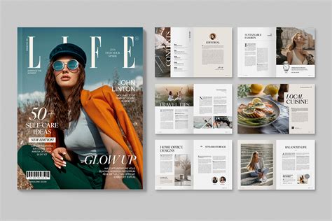 Fashion & Lifestyle Magazine Template [INDD] - BrandPacks