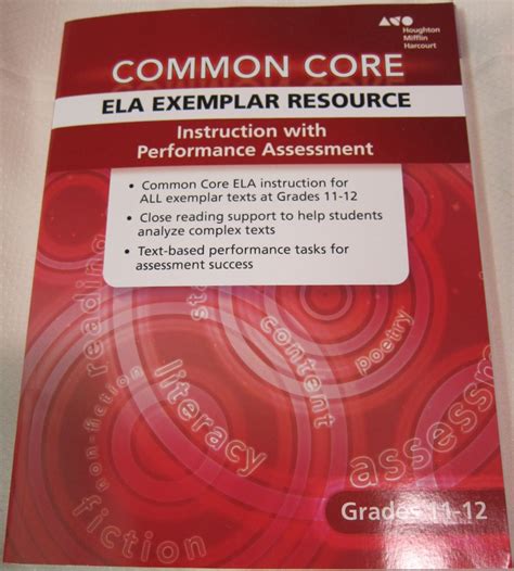Buy Common Core Ela Exemplar Grades 11-12 (Collections) Book Online at ...